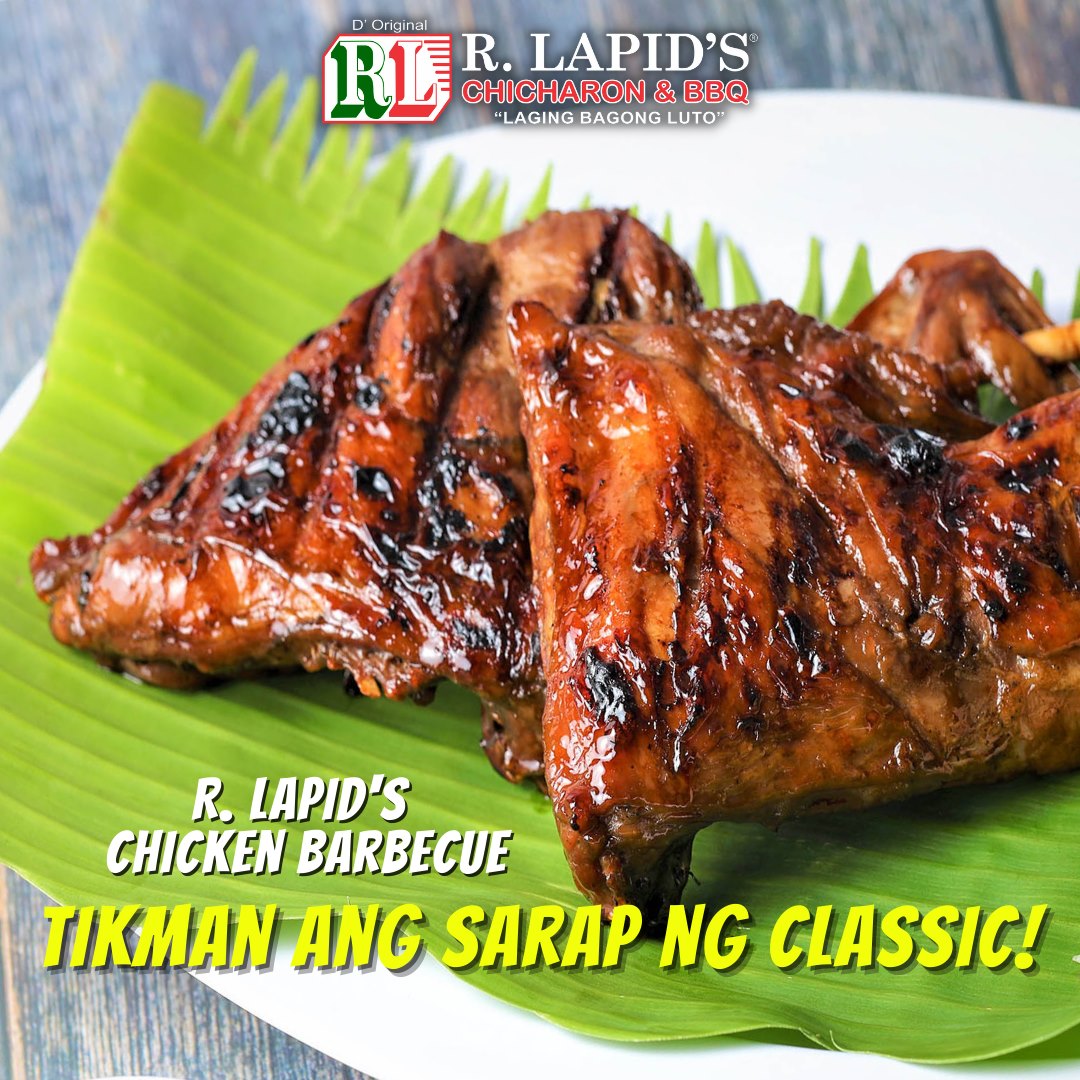 Doble ang sarap kapag R. Lapid´s ang BBQ, ang BBQ!