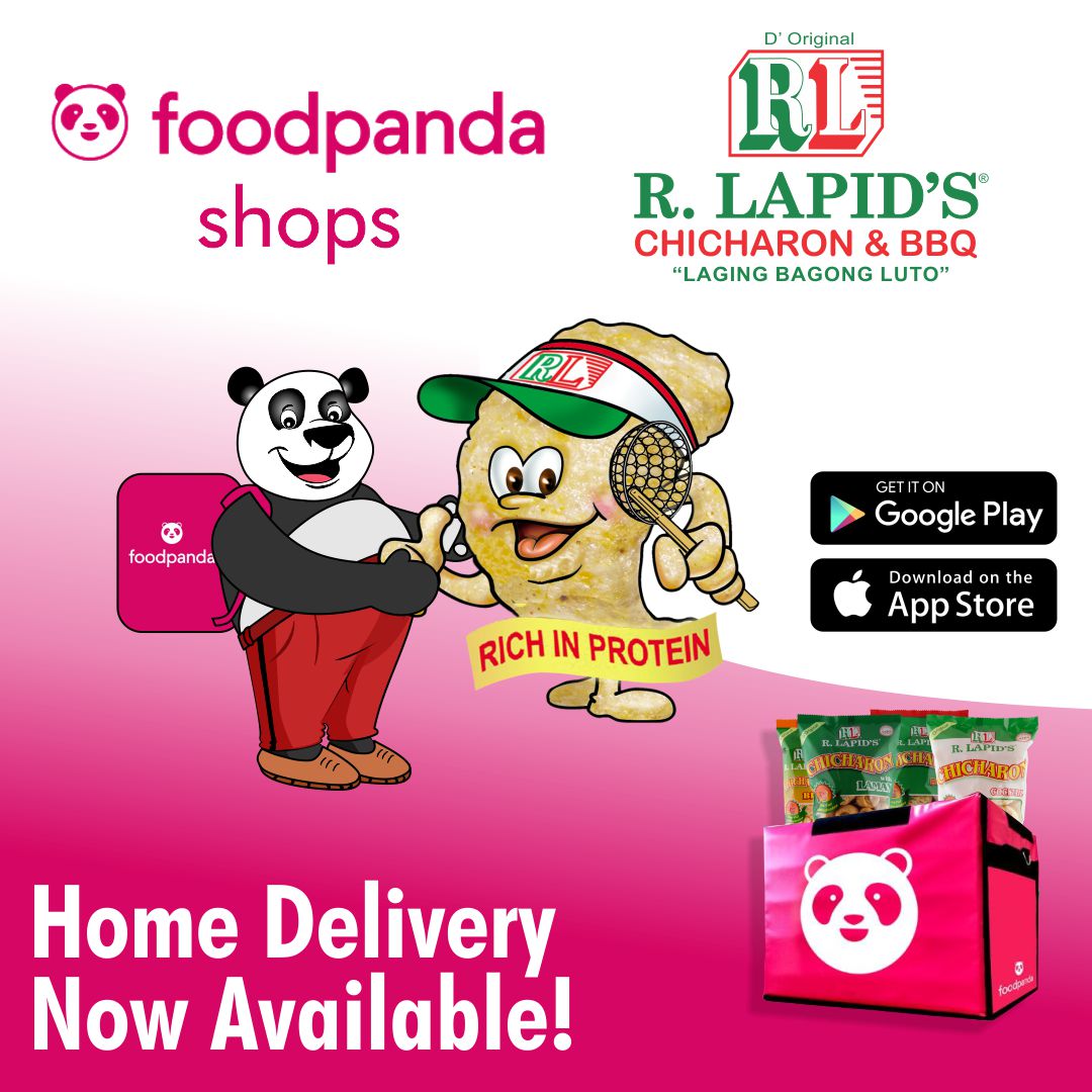 R.LAPID´S now available at Foodpanda