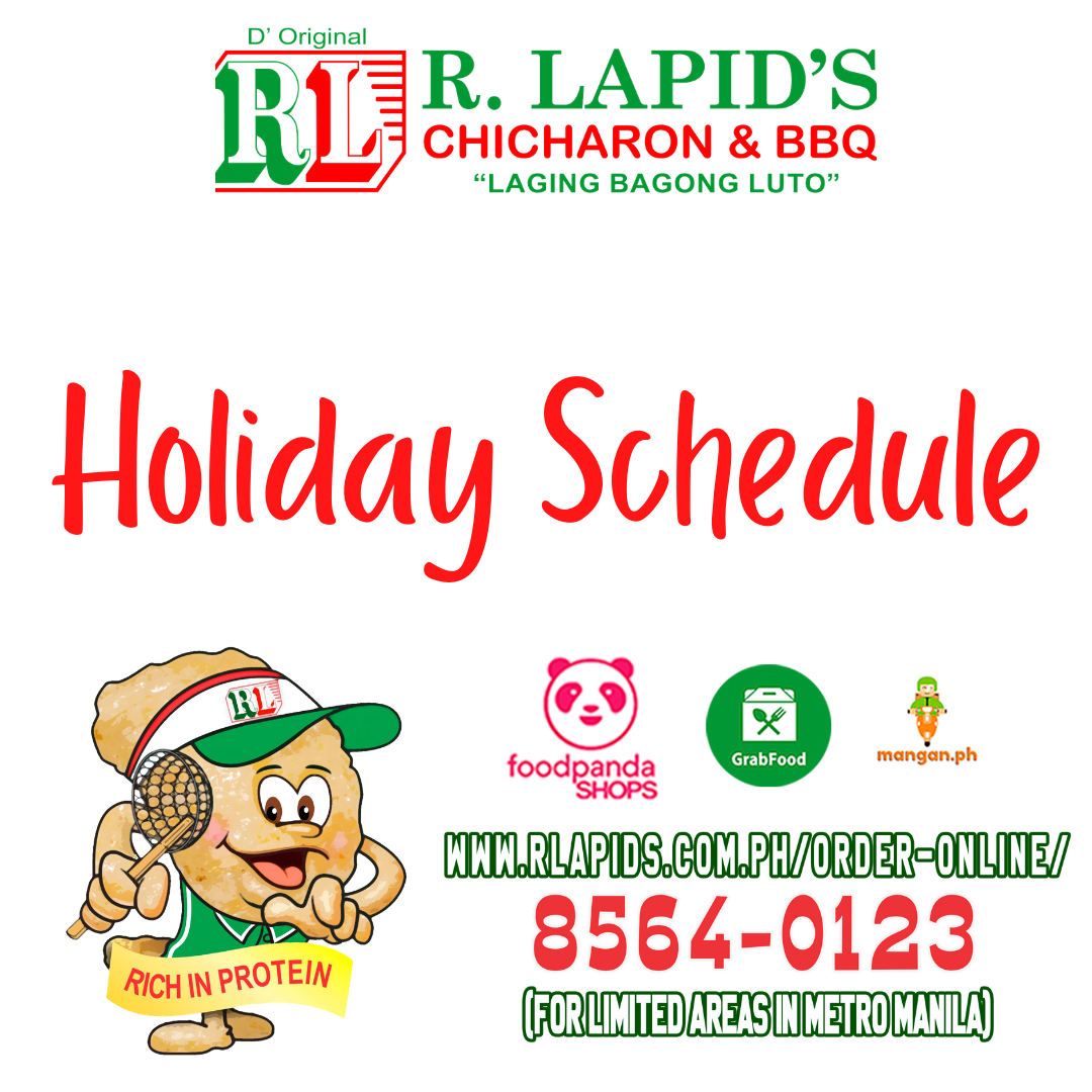 Holiday Schedule